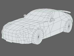 Mercedes-Benz AMG GT Coupe 2024 3D Модель