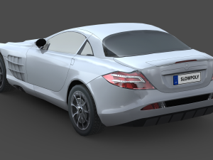 Mercedes-Benz SLR McLaren 2005 3D Model