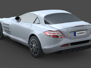 Mercedes-Benz SLR McLaren 2005 3D Model