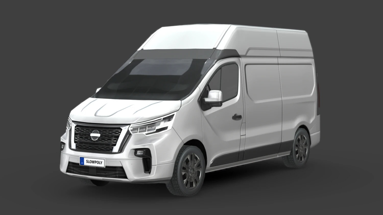Nissan NV300 Van L2H2 2022 3D Model .c4d .max .obj .3ds .fbx .stl .blend 