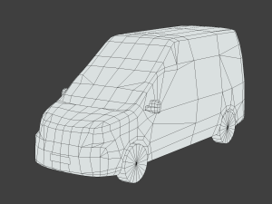 Nissan NV300 Van L2H2 2022 3D Model