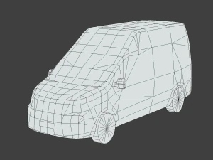 Nissan NV300 Van L2H2 2022 3D Model