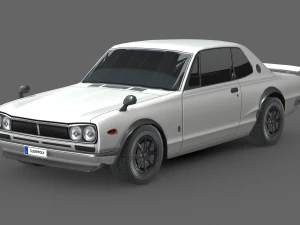 Nissan Skyline 1969 3D Model
