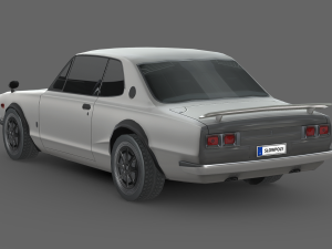 Nissan Skyline 1969 3D-Modell