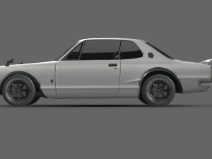 Nissan Skyline 1969 3D Model