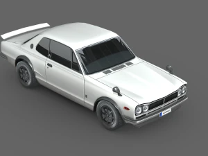 Nissan Skyline 1969 3D Model