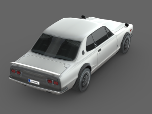 Nissan Skyline 1969 3D-Modell