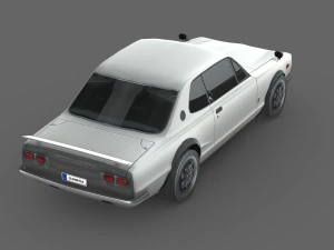 Nissan Skyline 1969 3D Model