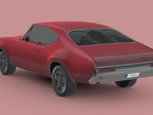 Oldsmobile Cutlass 442 1966 3D Model