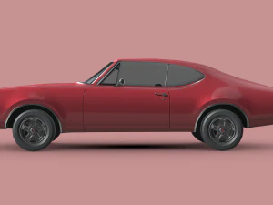 Oldsmobile Cutlass 442 1966 3D Model