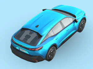 Peugeot 408 2022 3D Model