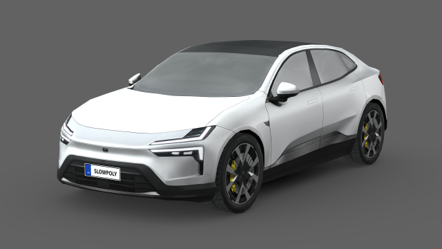 Polestar 4 2024 Modello 3D .c4d .max .obj .3ds .fbx .stl .blend 