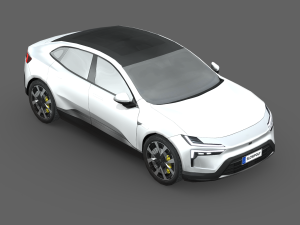 Polestar 4 2024 Modello 3D