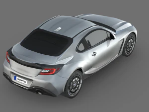 Subaru BRZ 2022 3D Model
