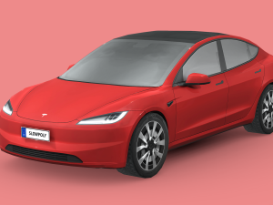 Tesla Model 3 2024 3D Model