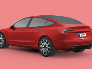Tesla Model 3 2024 3D Model
