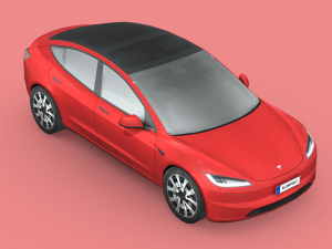 Tesla Model 3 2024 3D Model