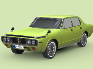 Toyota Crown MK4 1971 Model 3D