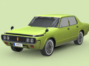 Тойота Краун МК4 1971 г. 3D Модель