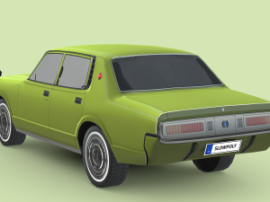Toyota Crown MK4 1971 3D Model