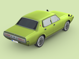 Toyota Crown MK4 1971 3D Model