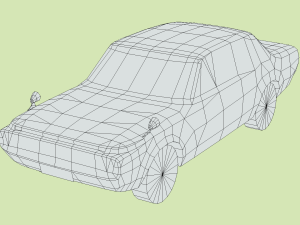 Toyota Crown MK4 1971 3D Model