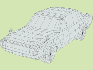 Toyota Crown MK4 1971 3D Model