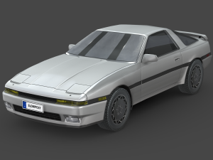 Toyota Supra 1986 Modello 3D
