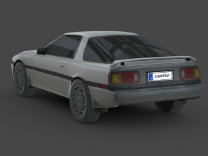 Toyota Supra 1986 3D मॉडल