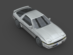 Toyota Supra 1986 3D मॉडल