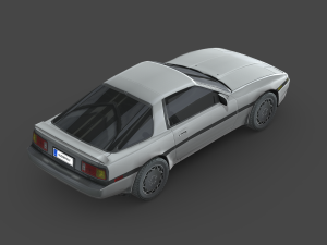 Toyota Supra 1986 3D मॉडल
