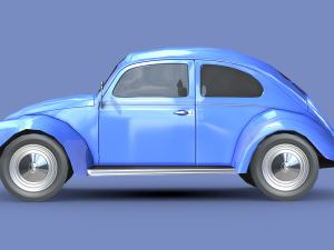 Volkswagen Beetle 1949 Modelo 3D