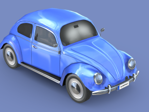Volkswagen Beetle 1949 Modelo 3D