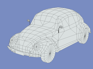 Volkswagen Beetle 1949 Modelo 3D