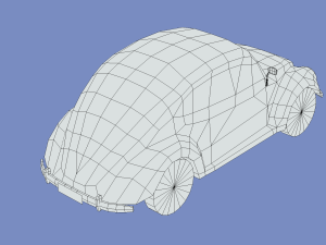 Volkswagen Beetle 1949 Modelo 3D
