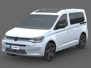 Volkswagen Caddy 2021 3Dモデル