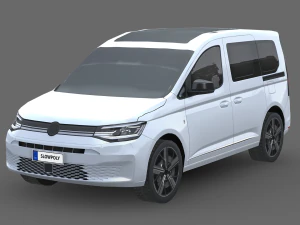 Volkswagen Caddy 2021 Modèle 3D