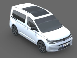 Volkswagen Caddy 2021 3D Model