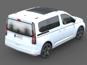 Volkswagen Caddy 2021 3D Model