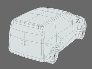 Volkswagen Caddy 2021 3D Model