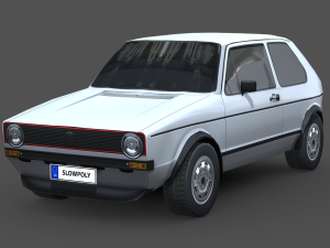Volkswagen Golf GTI 1975 3D 模型