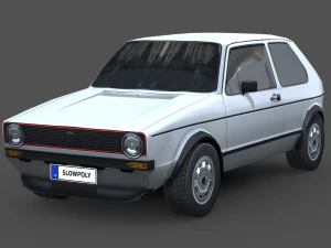 Volkswagen Golf GTI 1975 Modelo 3D