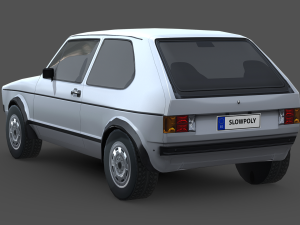 Volkswagen Golf GTI 1975 Model 3D