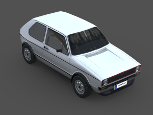 Volkswagen Golf GTI 1975 Model 3D