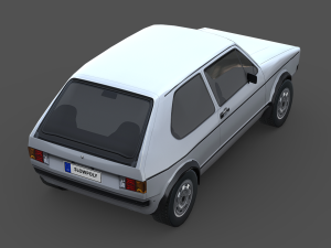 Volkswagen Golf GTI 1975 Model 3D