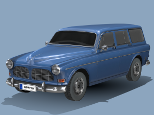 Volvo Amazon Wagon 1961 3D Model