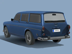 Volvo Amazon Wagon 1961 3D Model