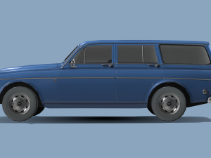 Volvo Amazon Wagon 1961 Modelo 3D