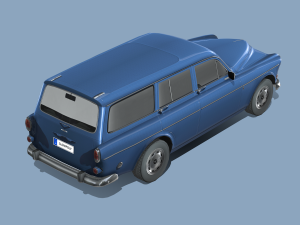 Volvo Amazon Wagon 1961 Modelo 3D
