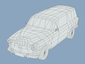 Volvo Amazon Wagon 1961 Modelo 3D